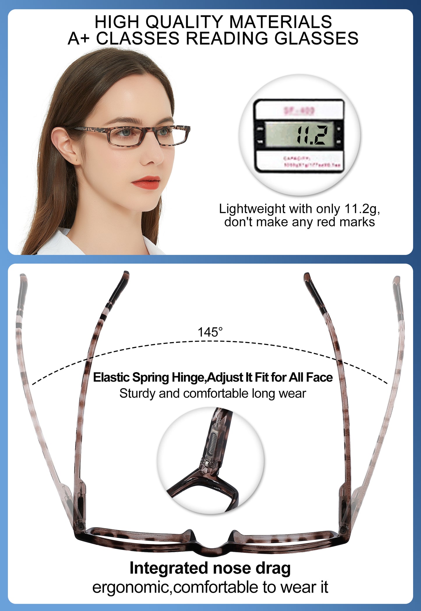 OCCI CHIARI Reading Glasses Women Men's Reader OC5103