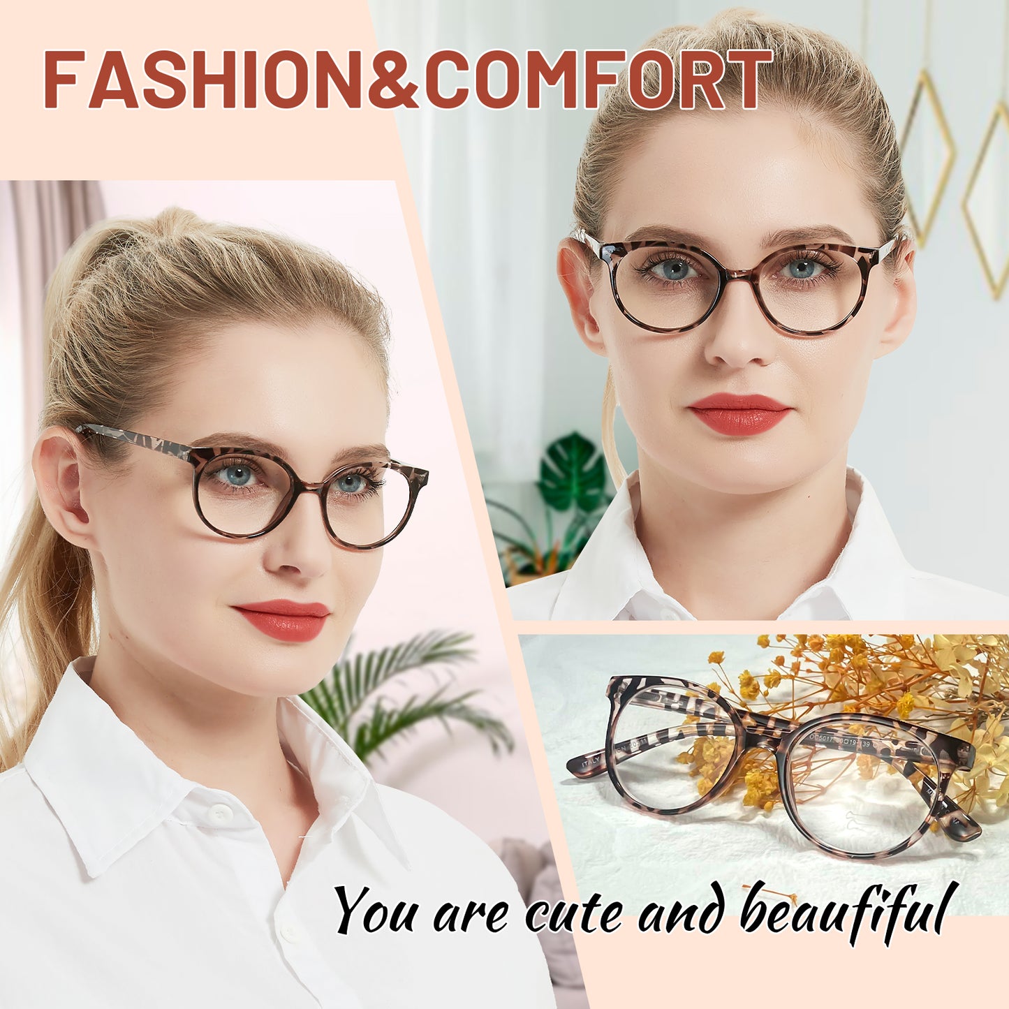 OCCI CHIARI Petite Reading Glasses for Small Face Women Fashion Slim Reders OC5017