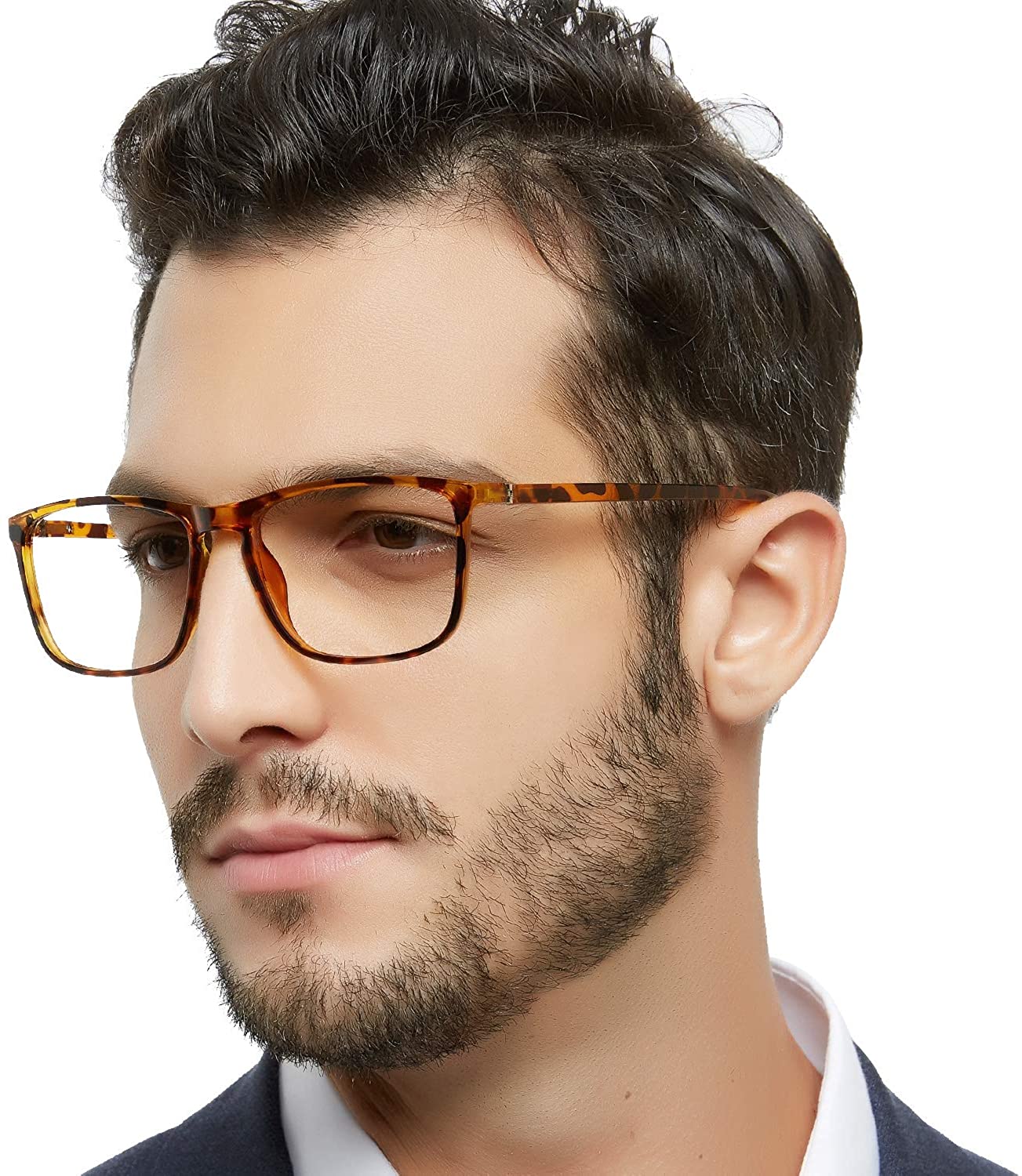 OCCI CHIARI Reading Glasses Men's Large Reader Durable Spring Hinge OC5026