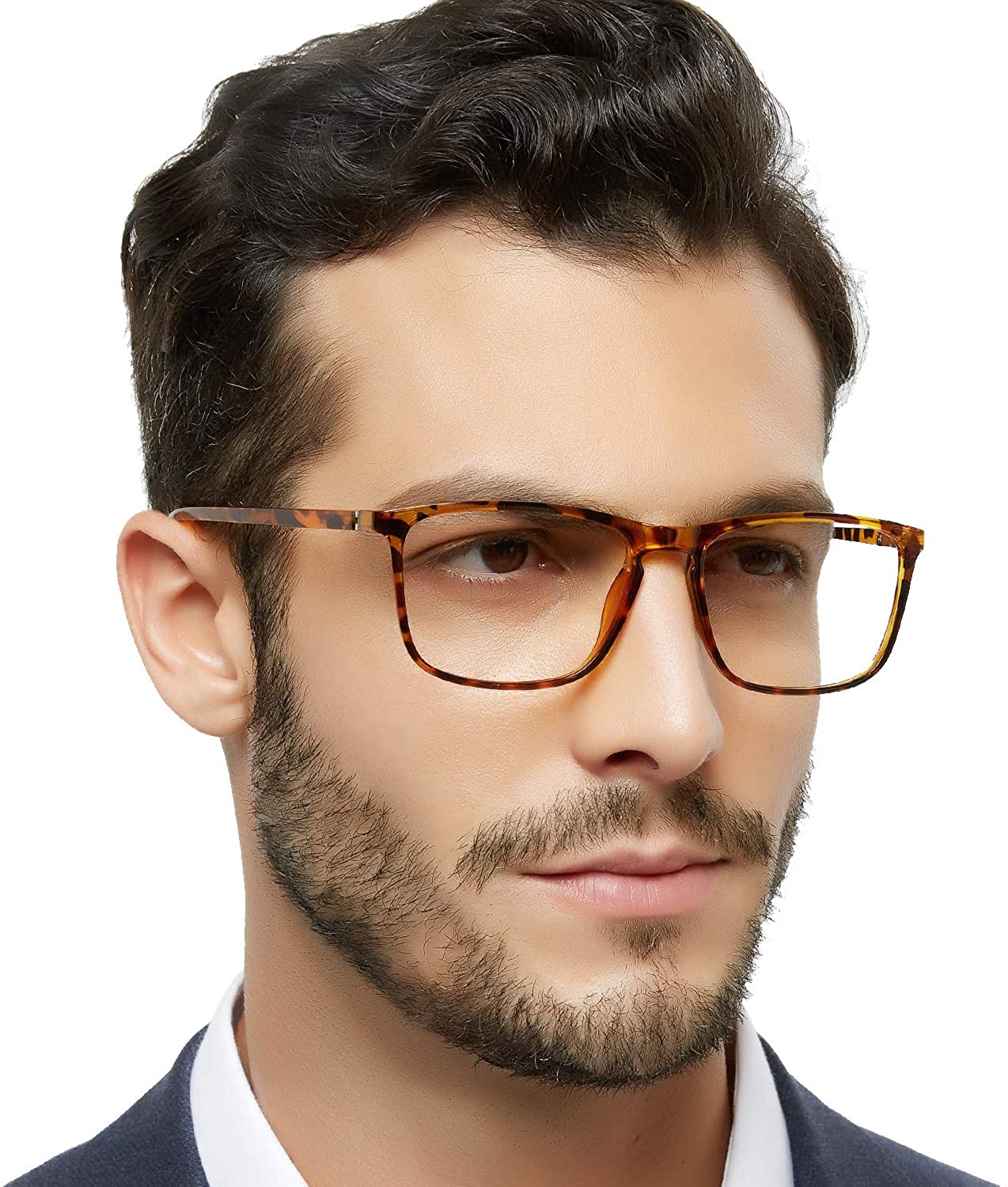 OCCI CHIARI Reading Glasses Men's Large Reader Durable Spring Hinge OC5026
