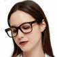 Anti Blue Light Reading Glasses Rectangle Women's Reader Large Frame FLG5145