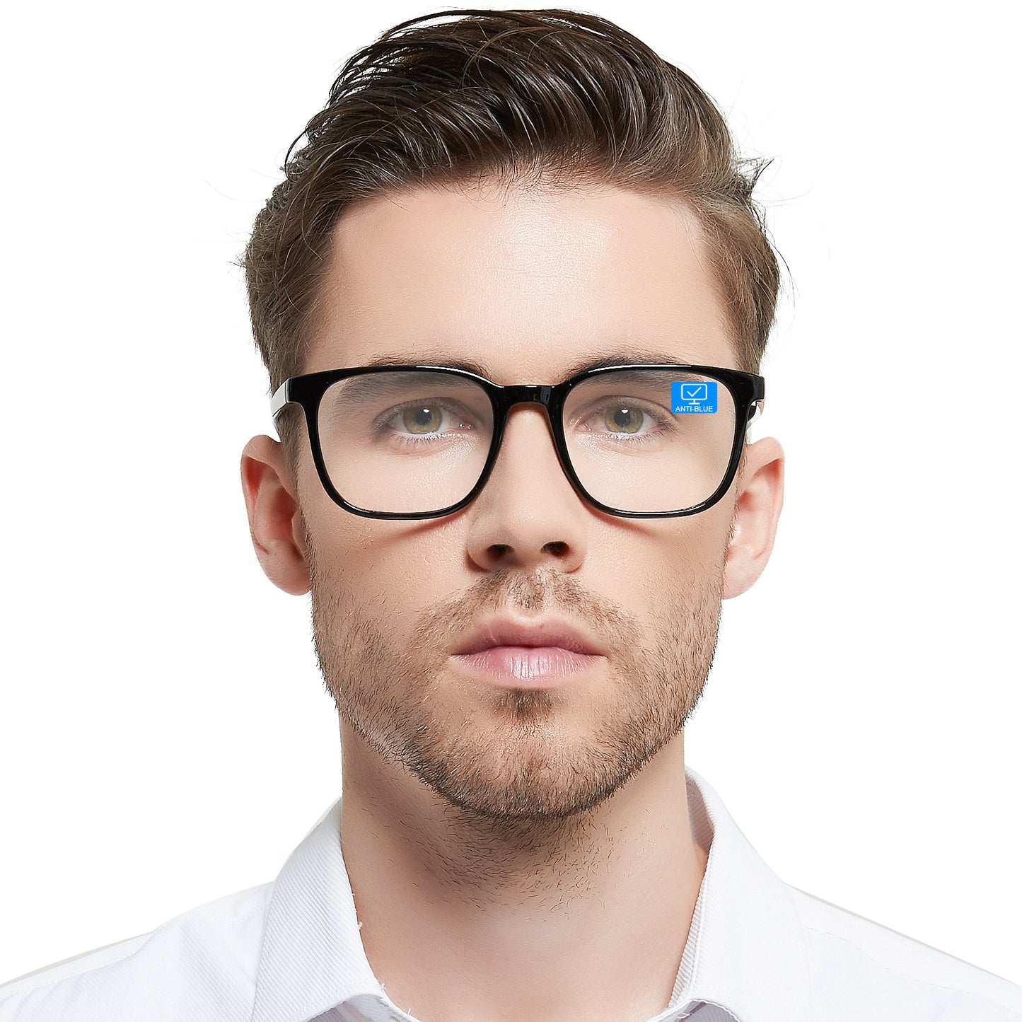 OCCI CHIARI Blue Light Blocking Reading Glasses for Men XL Comfort Readers Abl5209