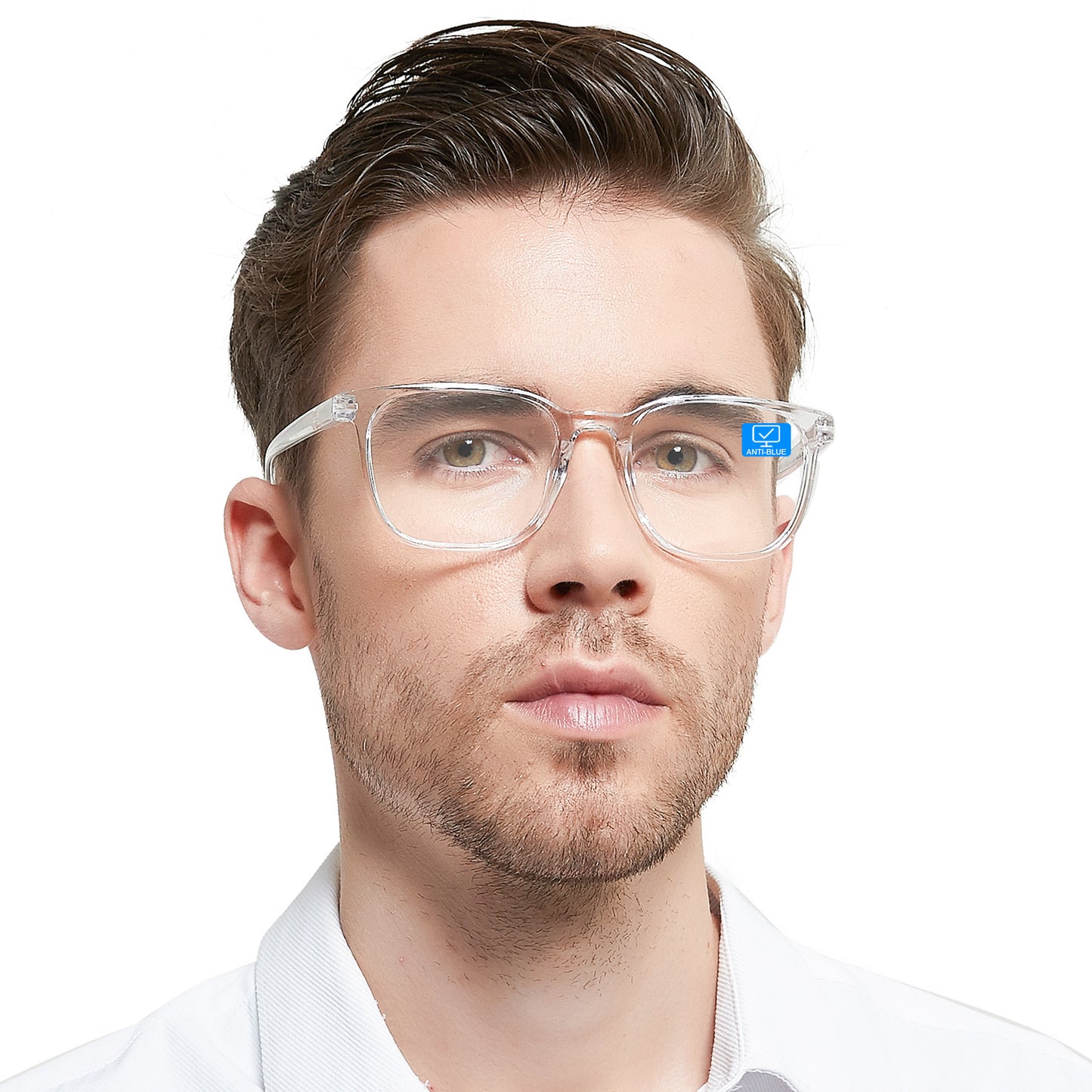 OCCI CHIARI Blue Light Blocking Reading Glasses for Men XL Comfort Readers Abl5209