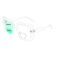 OCCI CHIARI Large Oversized Bifocal Reading Glasses Women Square Vintage readers OC5113BB