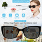 OCCI CHIARI Bifocal Reading Sunglasses Womems Large Blue Light Blocking Sun Readers Outdoor UV400 ABL5117BS