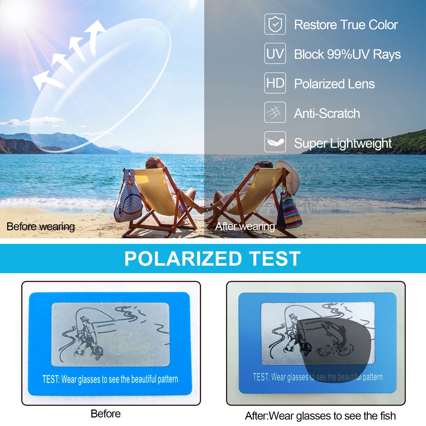 OCCI CHIARI Polarized Flip-up Clip-on Sunglasses for Eyeglasses for Men and Women Outdoor/Driving UV400 9062