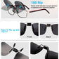 OCCI CHIARI Polarized Flip-up Clip-on Sunglasses for Eyeglasses for Men and Women Outdoor/Driving UV400 OC9061