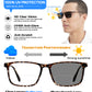 OCCI CHIARI Photochromic Bifocal Reading Sunglasses for Men BS OC5195