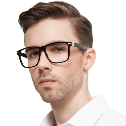 OCCI CHIARI Oversized Reading Glasses Men Stylish Square Readers OC1107
