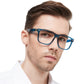 OCCI CHIARI Oversized Reading Glasses Men Stylish Square Readers OC1107