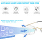 OCCI CHIARI Blue Light Blocking Reading Glasses for Men Titanium Frameless Readers Lightweight ABL5011