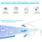 OCCI CHIARI Blue Light Blocking Reading Glasses for Men Titanium Frameless Readers Lightweight ABL5011