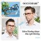 OCCI CHIARI Transition Bifocal Reading Glasses for Men XL Blue Light Blocking Readers OC5209BB