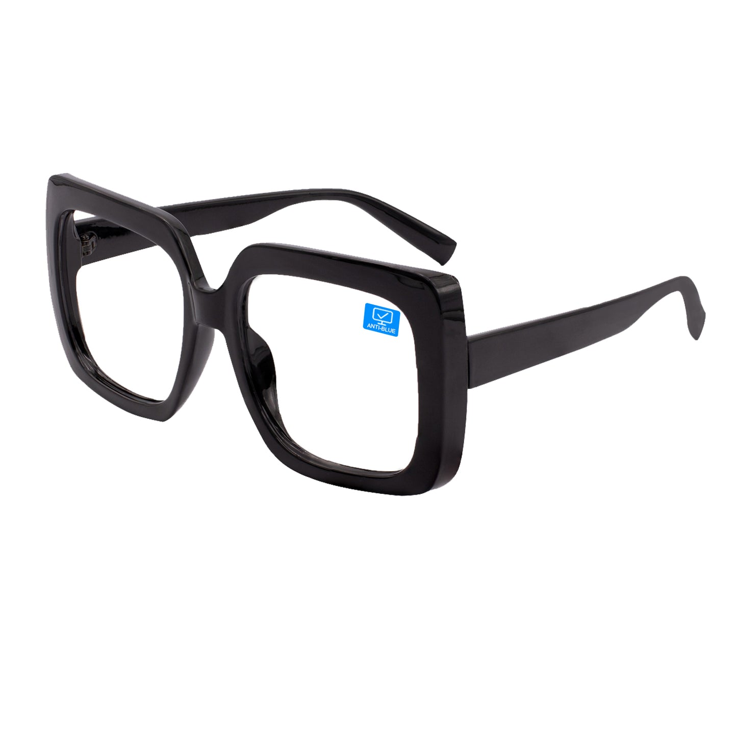 OCCI CHIARI Oversized Blue Light Blocking Reading Glasses for Men Women Computer Screen Readers ABL5113