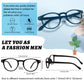 OCCI CHIARI Stylish Round Reading glasses for Men Women Lightweight Comfort Readers OC5006
