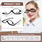 OCCI CHIARI Reading Glasses Eye Make Up Rotatable Cosmetic Eyeglasses for Women OC5035