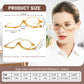 OCCI CHIARI Reading Glasses Eye Make Up Rotatable Cosmetic Eyeglasses for Women OC5035