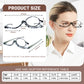 OCCI CHIARI Reading Glasses Eye Make Up Rotatable Cosmetic Eyeglasses for Women OC5035