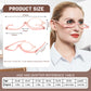 OCCI CHIARI Reading Glasses Eye Make Up Rotatable Cosmetic Eyeglasses for Women OC5035