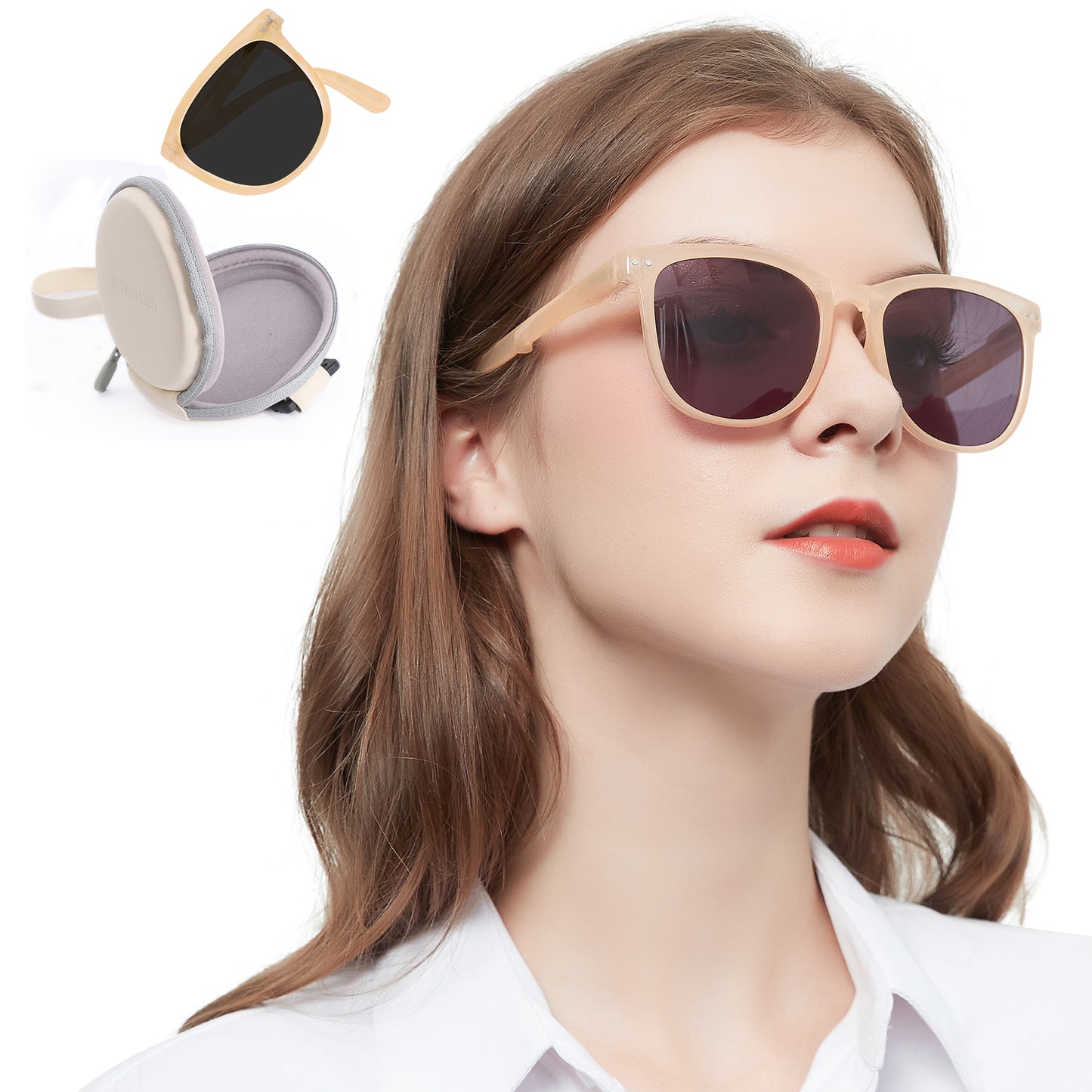 OCCI CHIARI Reading Sunglasses For Women Big Frame Foldable Reader OC5201SR