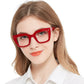 OCCI CHIARI Women Oversized Square-Cateye Reading Glasses Trendy Thick Readers Comfort Eyeglasses OC5245