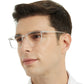 OCCI CHIARI Men’s Blue Light Blocking Reading Glasses ABL5026