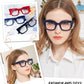 OCCI CHIARI Women Oversized Square-Cateye Reading Glasses Trendy Thick Readers Comfort Eyeglasses OC5245