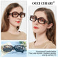 OCCI CHIARI Fashion Reading Glasses for Women Large Readers Heavy Duty Eyeglasses OC5189