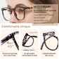 OCCI CHIARI Folding Reading Glasses for Women Wide Frame Readers OC5201