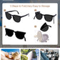 OCCI CHIARI Reading Sunglasses For Women Big Frame Foldable Reader OC5201SR