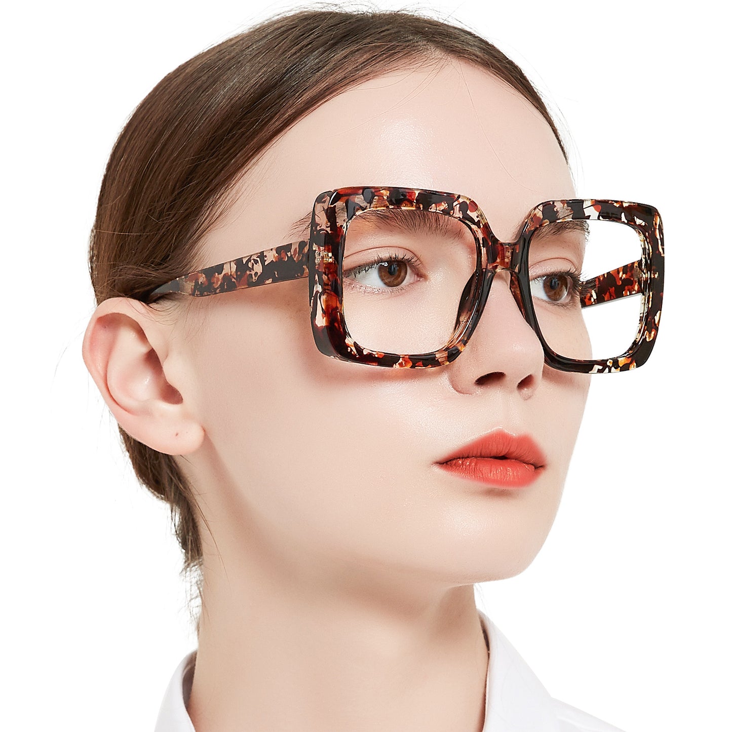 OCCI CHIARI Large Oversized Bifocal Reading Glasses Women Square Vintage readers OC5113BB