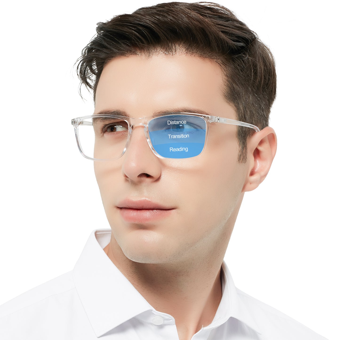 OCCI CHIARI Progressive Reading Glasses for Men Multifocus Readers OC5026JJ