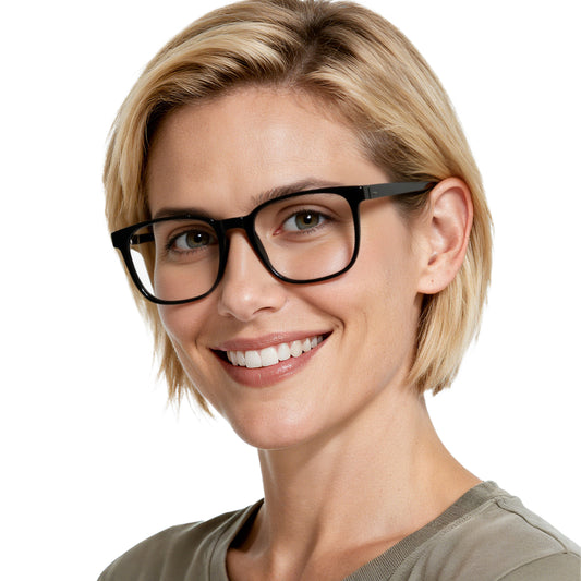 OCCI CHIARI Big Square Reading Glasses Women Comfortable Readers OC5209WM