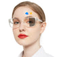 OCCI CHIARI Blue Light Blocking Photochromic Reading Glasses  Large Sunglasses Readers POC5117