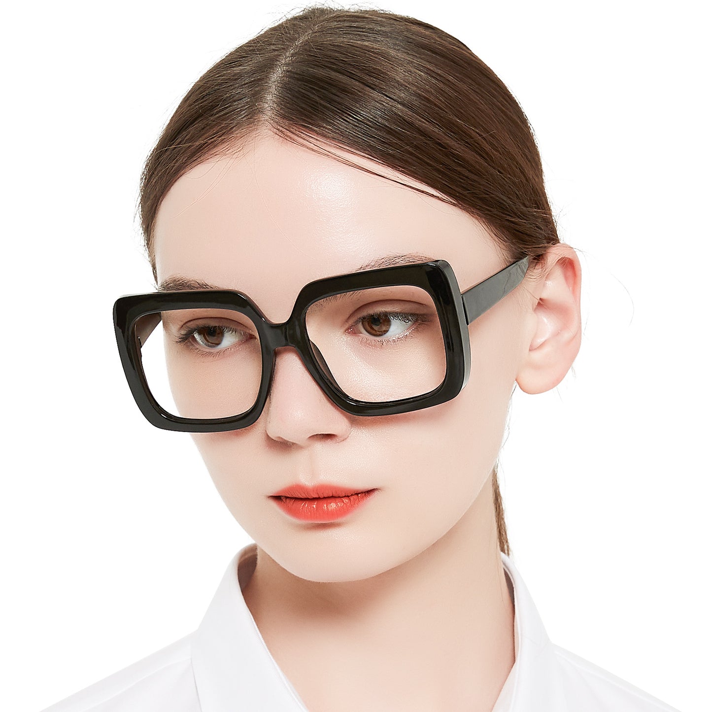 OCCI CHIARI Large Oversized Bifocal Reading Glasses Women Square Vintage readers OC5113BB