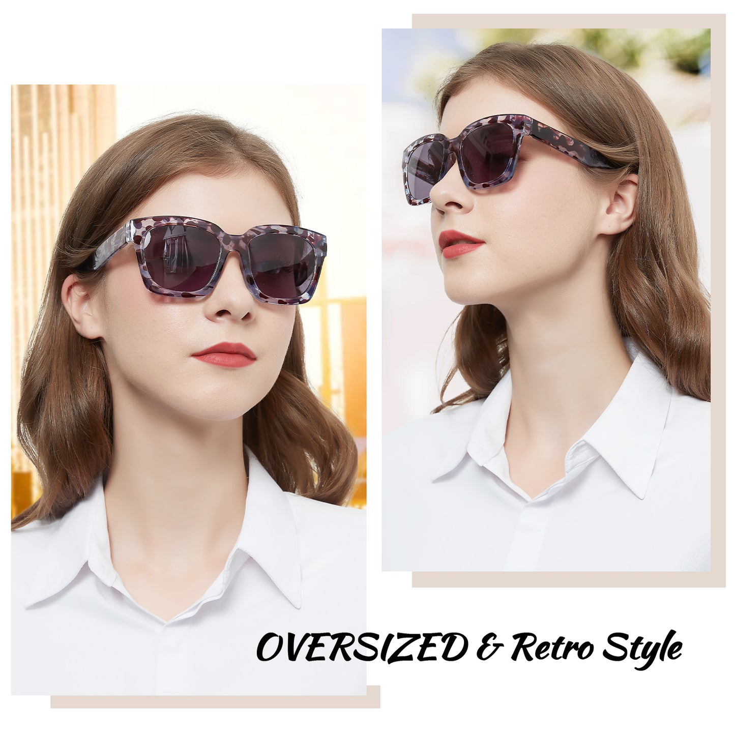 OCCI CHIARI Large Reading Glasses Women Retro Reader OC5111SR