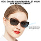OCCI CHIARI Oversized Reader Sunglasses Oversized   Reading Sunglasses For Women(1.0 1.25 1.5 1.75 2.0 2.25 2.5 2.75 3.0 3.5)