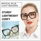 OCCI CHIARI Large Oversized Bifocal Reading Glasses Women Square Vintage readers OC5113BB