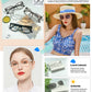 OCCI CHIARI Blue Light Blocking Photochromic Reading Glasses  Large Sunglasses Readers POC5117