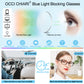 OCCI CHIARI Progressive Bifocal Reading Glasses for Women Transition Multifocal Readers  Blue Blocker OC5117JJ