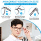 OCCI CHIARI Mens +1.00 Reading Glasses for Big Head Stylish Square Readers OC5284