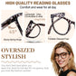 OCCI CHIARI Folding Reading Glasses for Women Wide Frame Readers OC5201