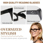 OCCI CHIARI Large Reading Glasses Women Square Reader Oversized Frame OC5031