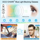 OCCI CHIARI Wide Bifocal Reading Glasses for Men Transition Blue Blocker Readers OC5026BB