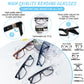 OCCI CHIARI Blue Light Reading Glasses Men Anti Glare Computer Readers for Big Head ABL5030
