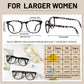 OCCI CHIARI Folding Reading Glasses for Women Wide Frame Readers OC5201