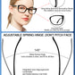 OCCI CHIARI Bifocal Reading Glasses Womens Blue light Blocking Readers OC5117BB