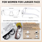 OCCI CHIARI Large Frame Reading Glasses for Women Retro Square Readers OC5078