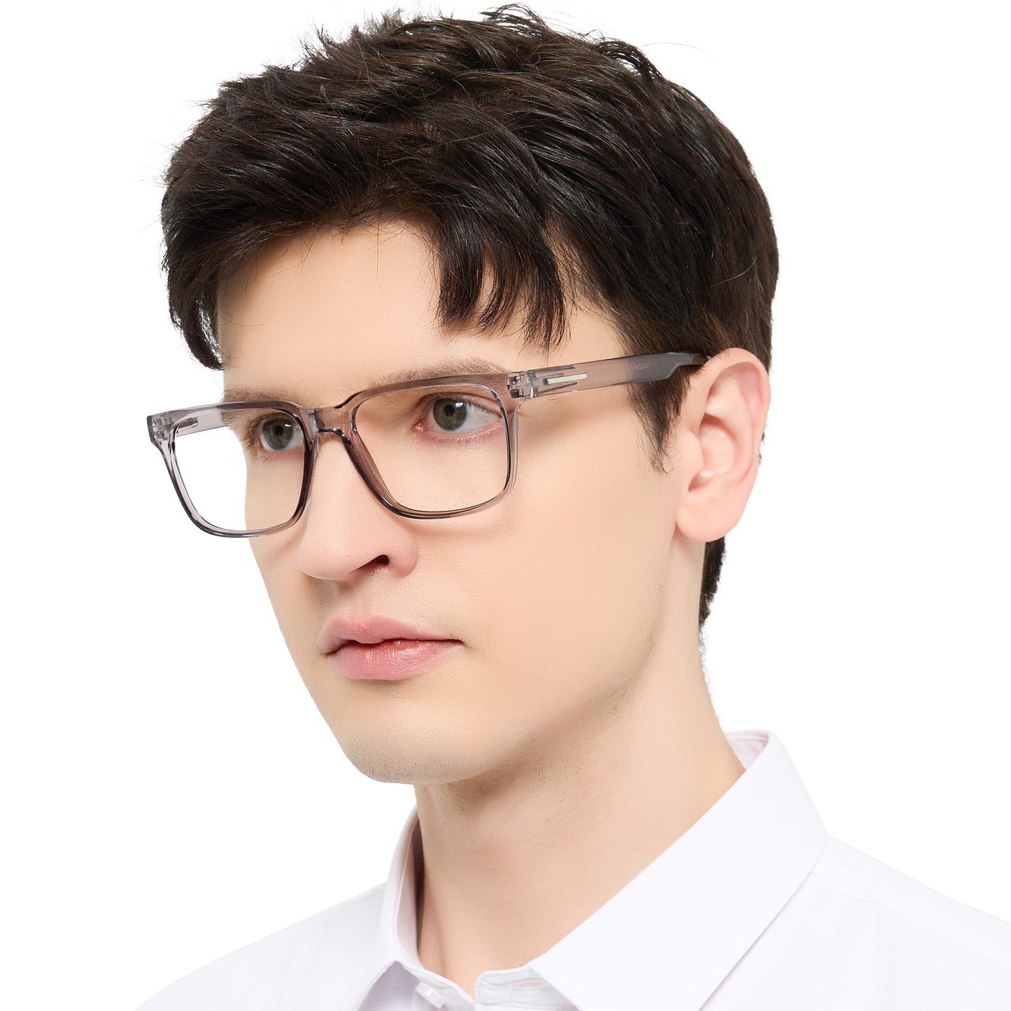 OCCI CHIARI Mens +1.00 Reading Glasses for Big Head Stylish Square Readers OC5284