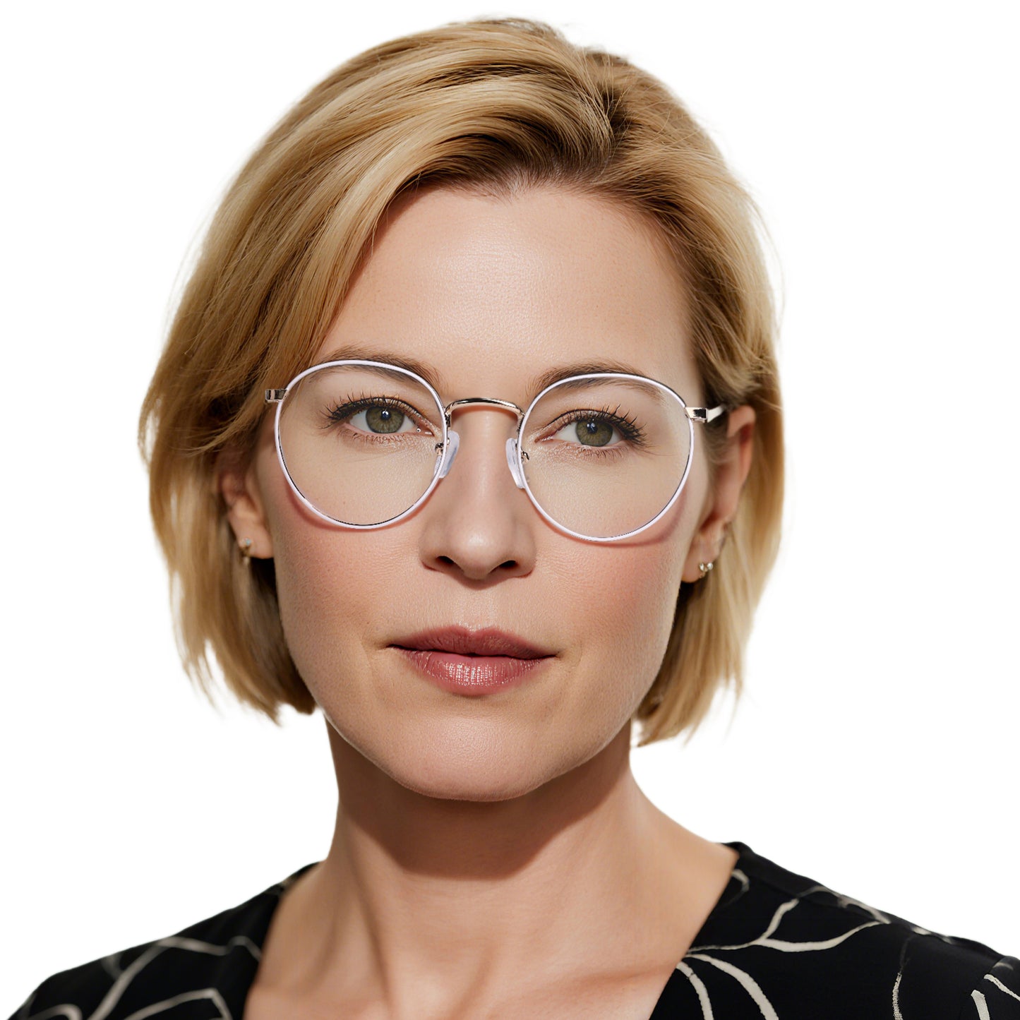 OCCI CHIARI Round Reading Glasses for Small Face Narrow Lightweight Readers OC5324